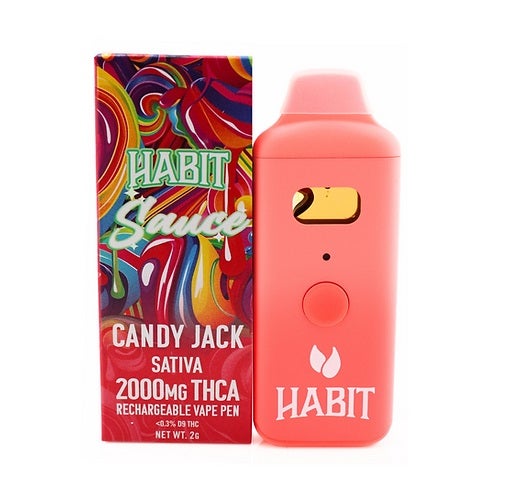 Habit Candy Jack Sativa 2G THCA Disposable | Hempie's Habit Candy Jack Sativa 2G THCA Disposable | Hempie's