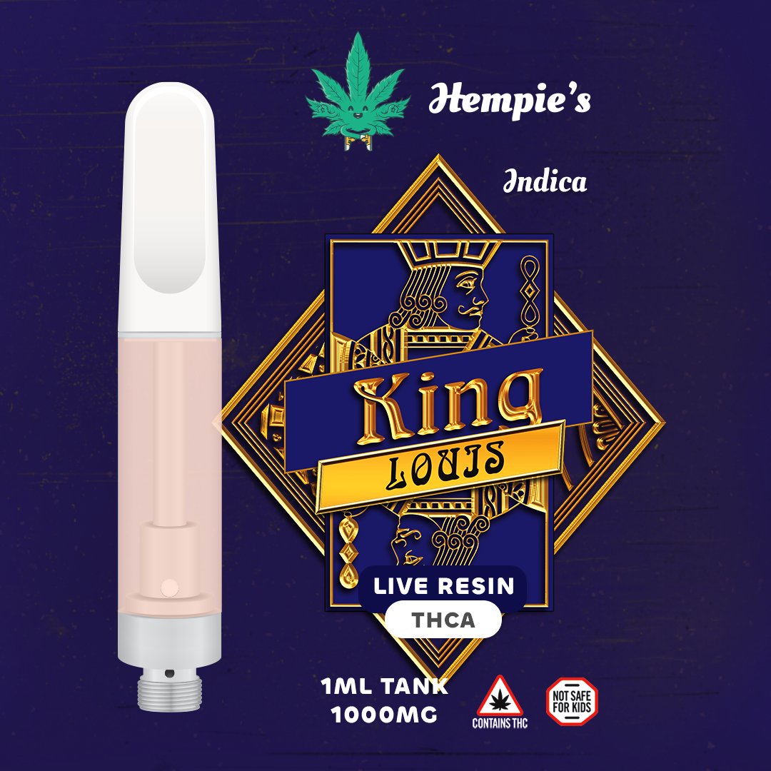 THCA King Louis Indica Vape Cart | Hempie's